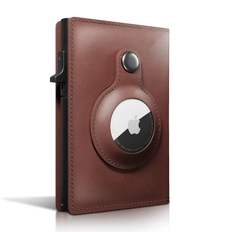 Smart Wallet With RFID Blocking & Apple AirTag Holder